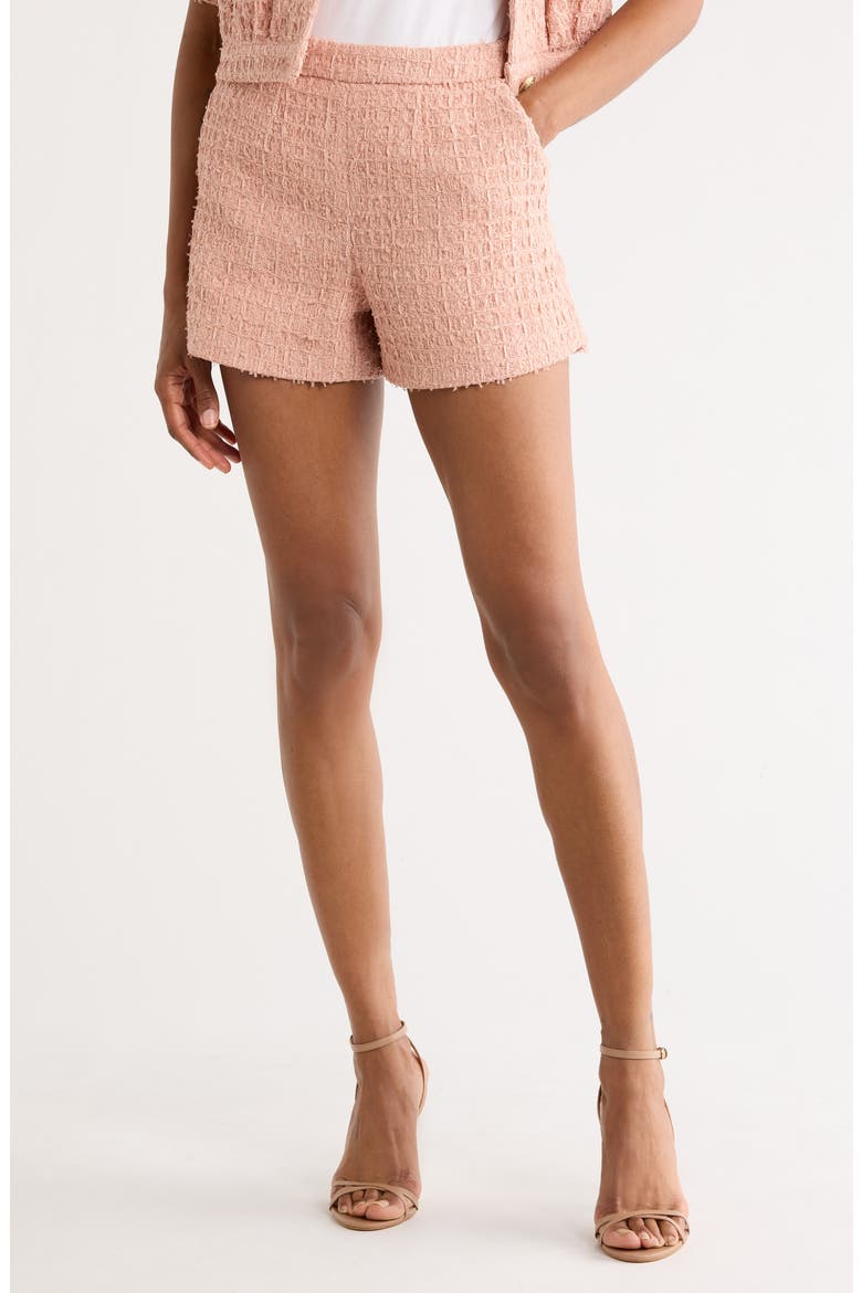 Ashton Tweed Shorts, Main, color, DUSTY PINK