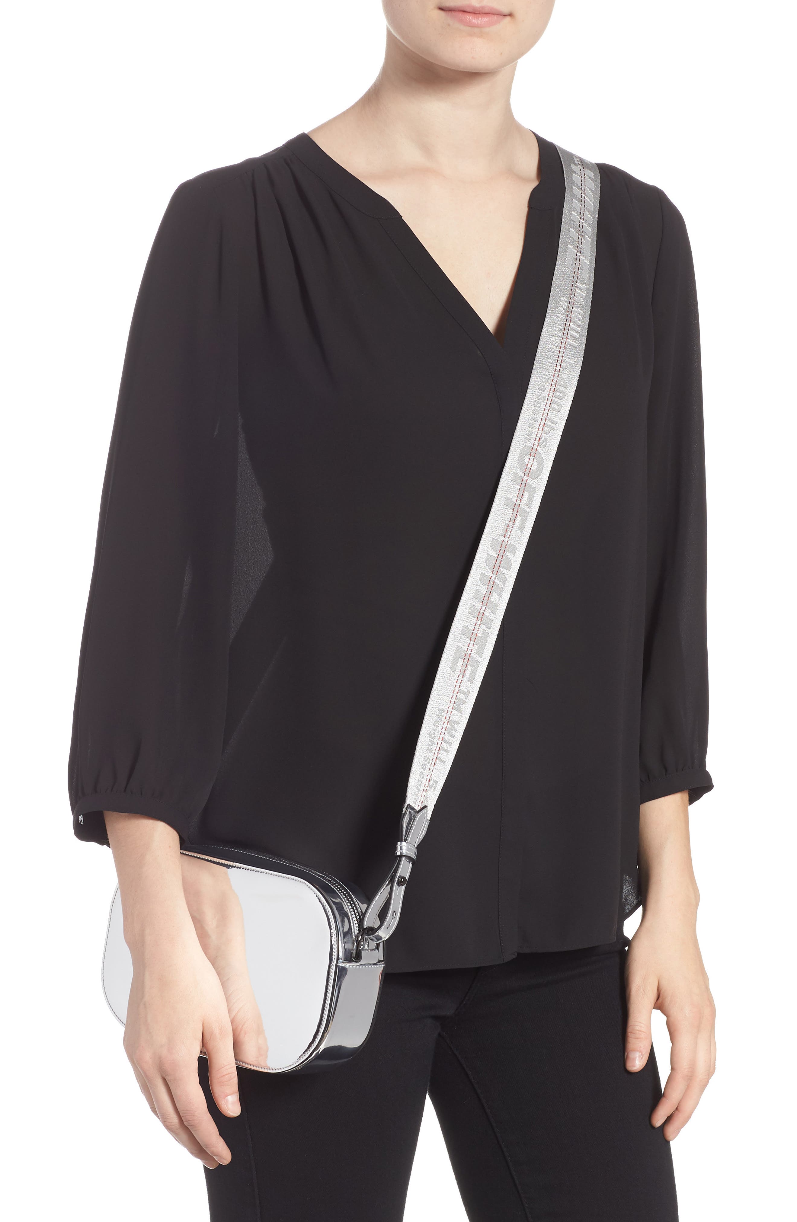 Off-White Mirror Camera Bag, Alternate, color, 