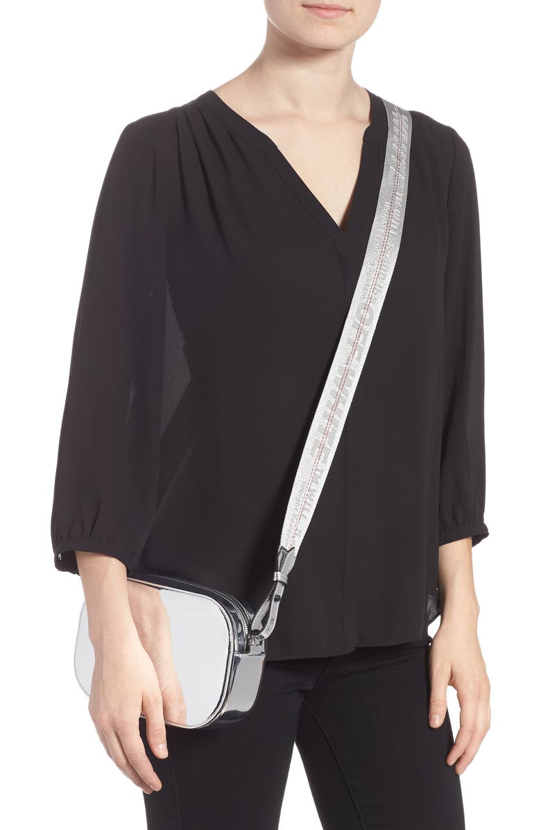 Off-White Mirror Camera Bag, Alternate, color,