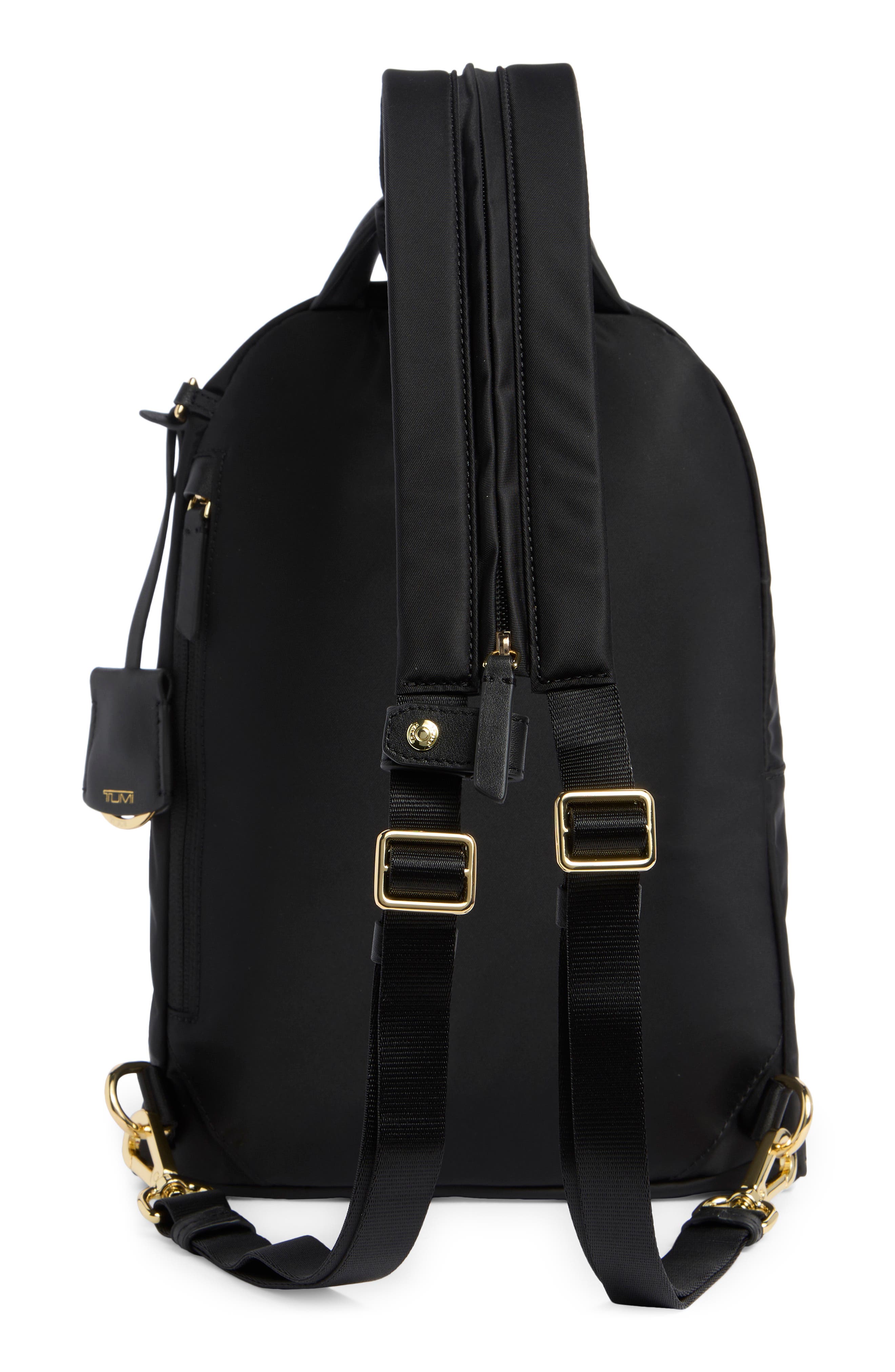 TUMI DFO Vista Nancy Convertible Sling Bag, Alternate, color, Black/ Gold