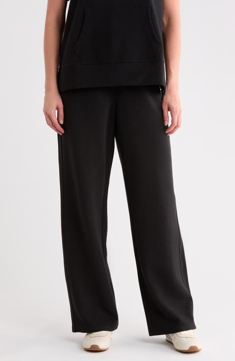 High Waist Straight Leg Pants
