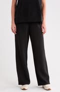 DKNY High Waist Straight Leg Pants