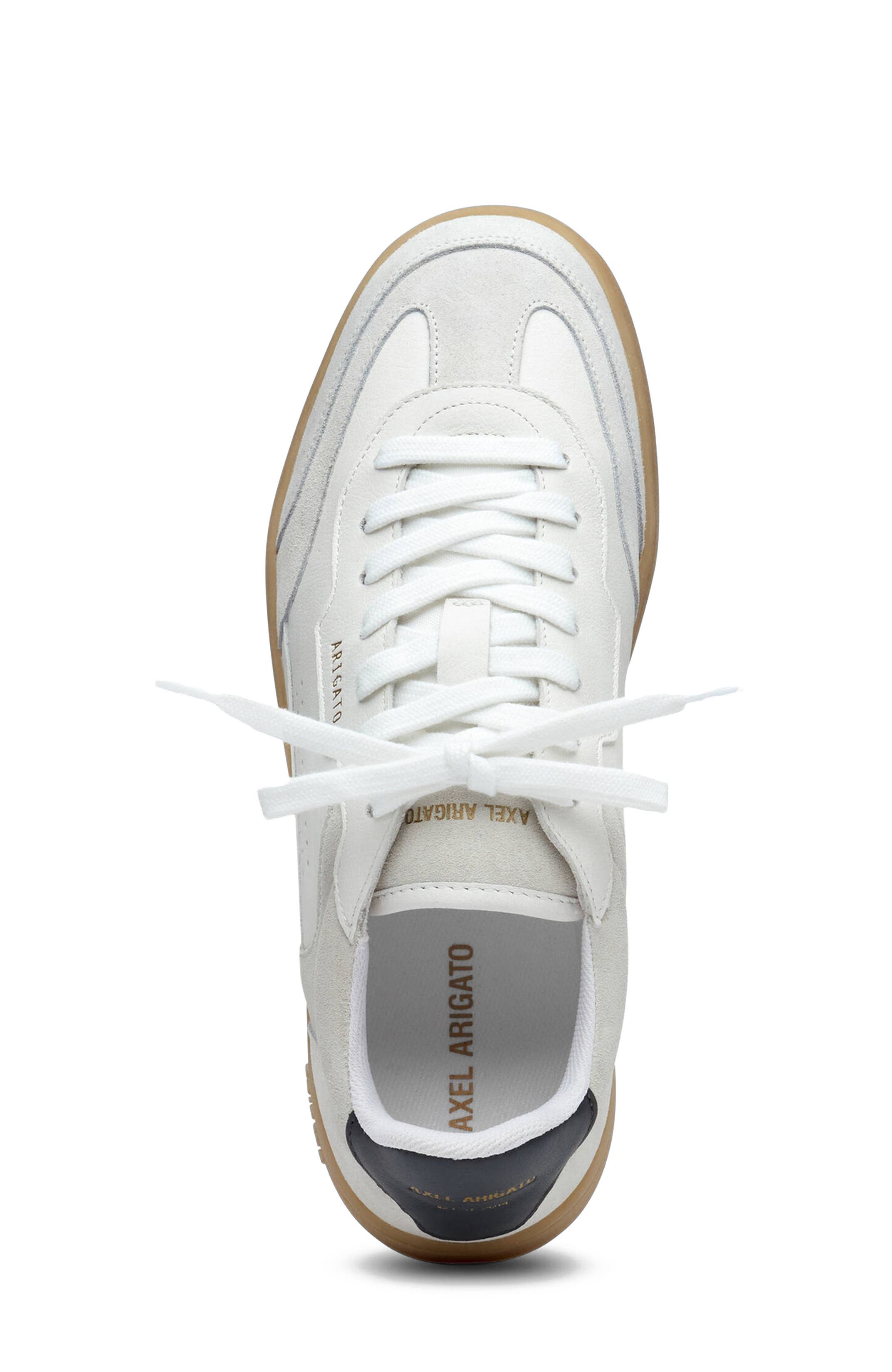 Axel Arigato Dice T-Toe Suede Sneaker - Women's, Alternate, color, White/Gum