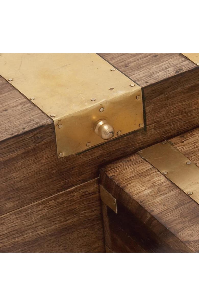 SONOMA SAGE HOME Mango Wood Set of 3 Storage Boxes, Alternate, color,