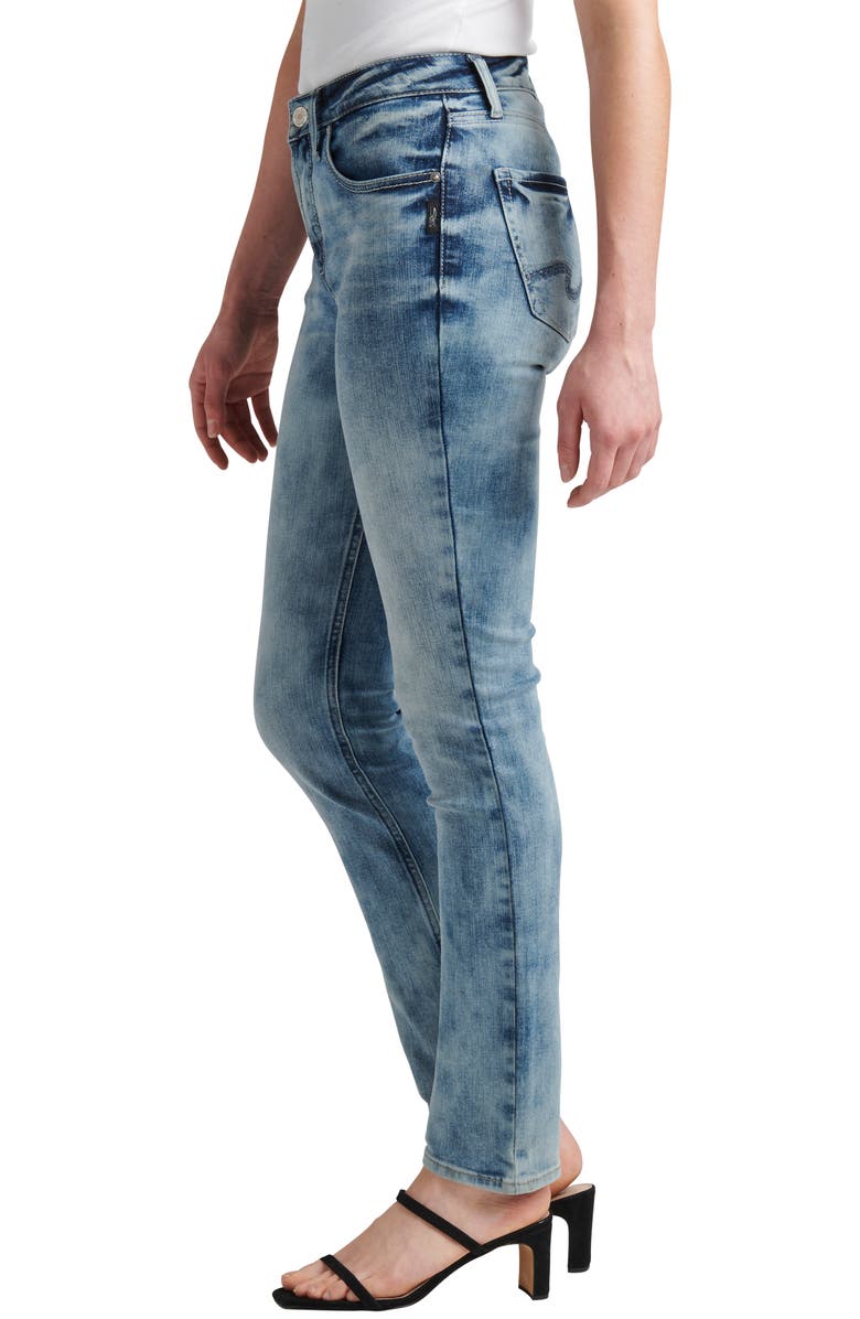 Silver Jeans Co. Avery High Waist Straight Leg Jeans, Alternate, color, 