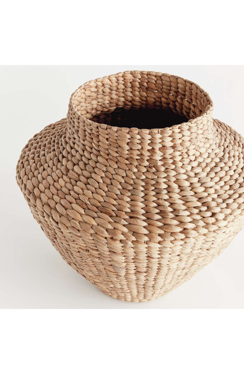 Napa Home & Garden Water Hyacinth Urn, Alternate, color, Beige