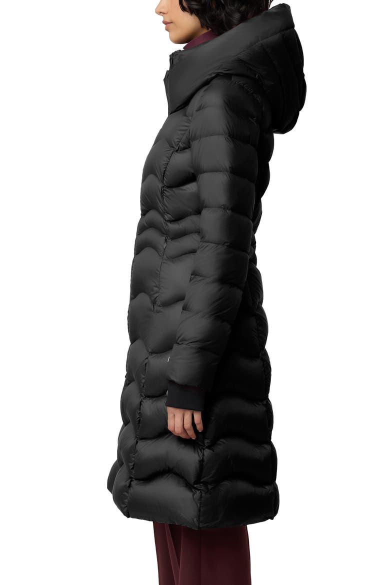 Lita Water Repellent 700 Fill Power Down Hooded Puffer Jacket, Alternate, color, BLACK
