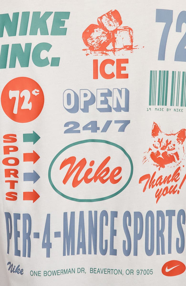 Nike Dri-FIT 3MO GFX Graphic T-Shirt, Alternate, color, Sail