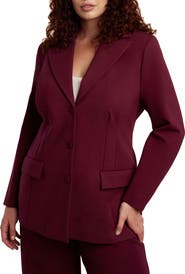 ELOQUII The Ultimate Stretch Nipped Waist Blazer