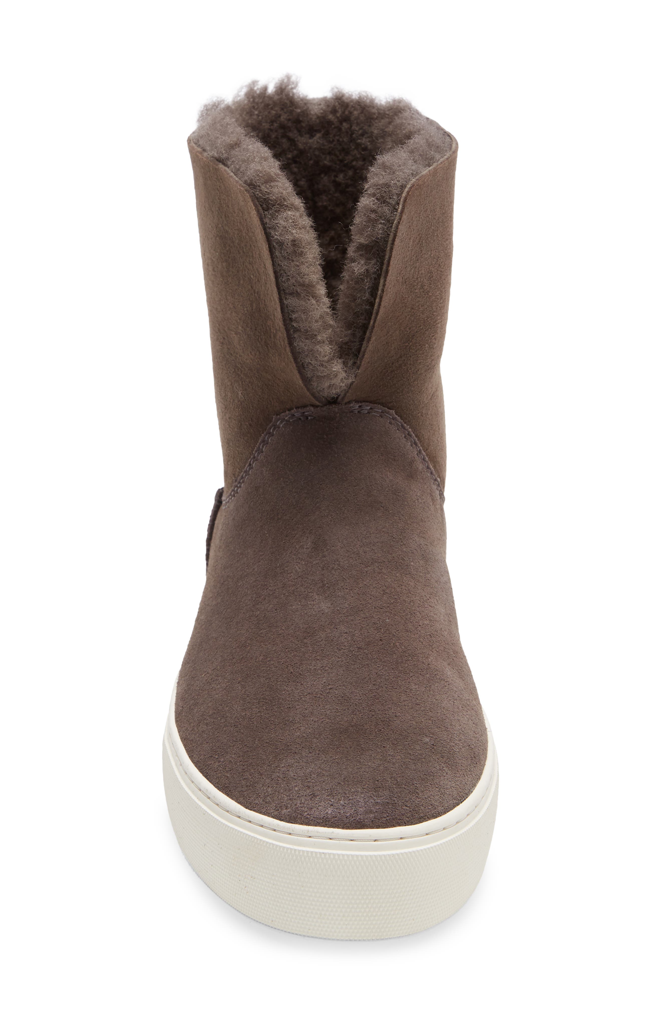 Lynus High Top Platform Sneaker Boot, Alternate, color, THUNDER CLOUD SUEDE