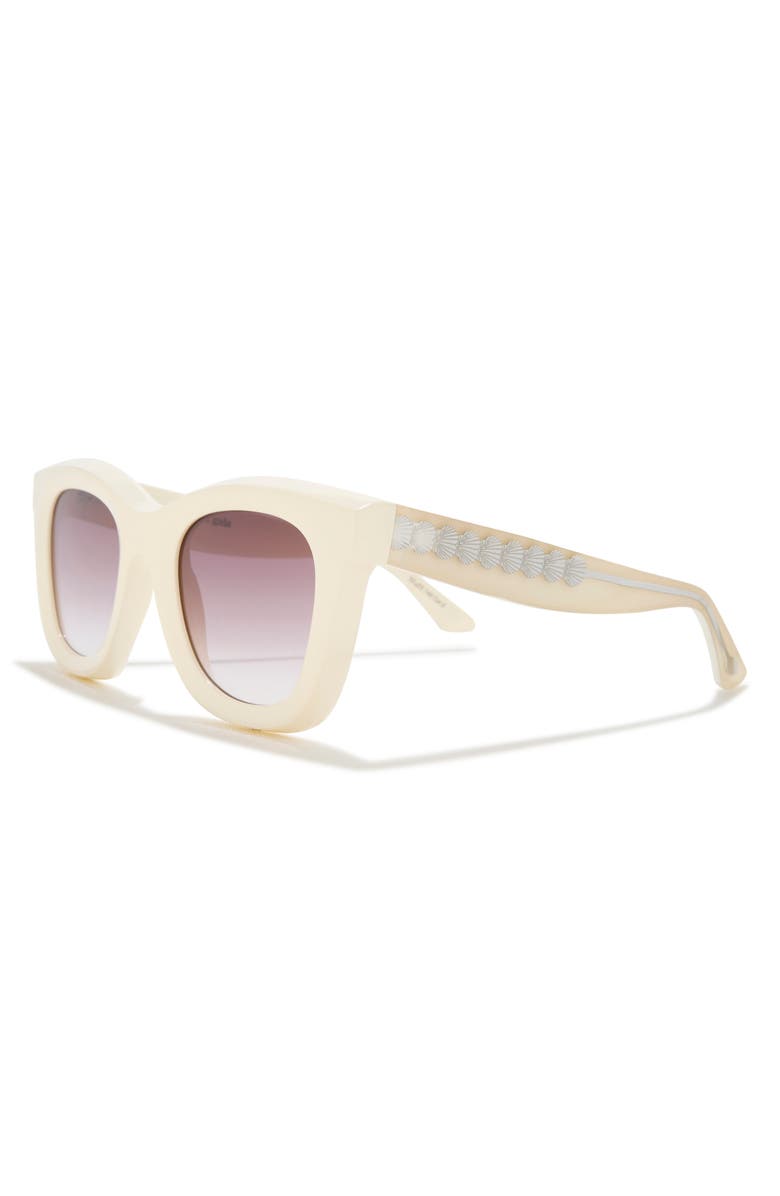Cult Gaia Juli 52mm Square Sunglasses, Alternate, color, 
