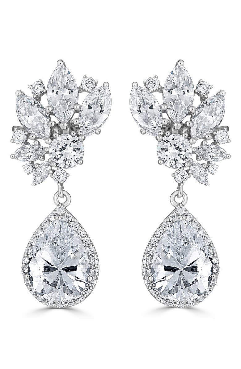 Thomas Laine Ava Burst Teardrop Earrings, Main, color, 