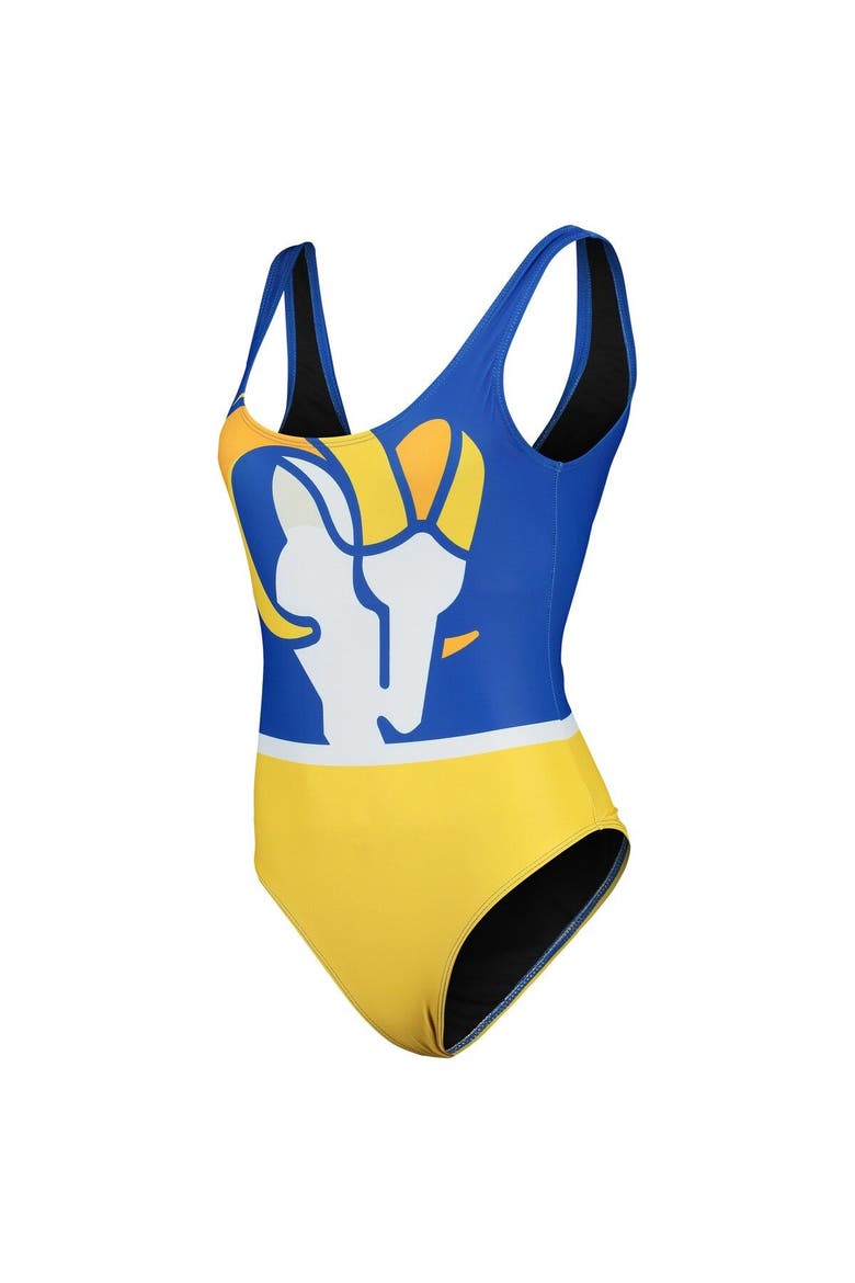 Women's FOCO Royal Los Angeles Rams Team One-Piece Swimsuit, Alternate, color, Royal