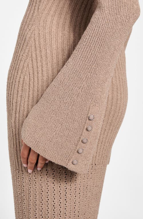Guess Shinju Bouclé Maxi Dress & Shrug Set In Neutral