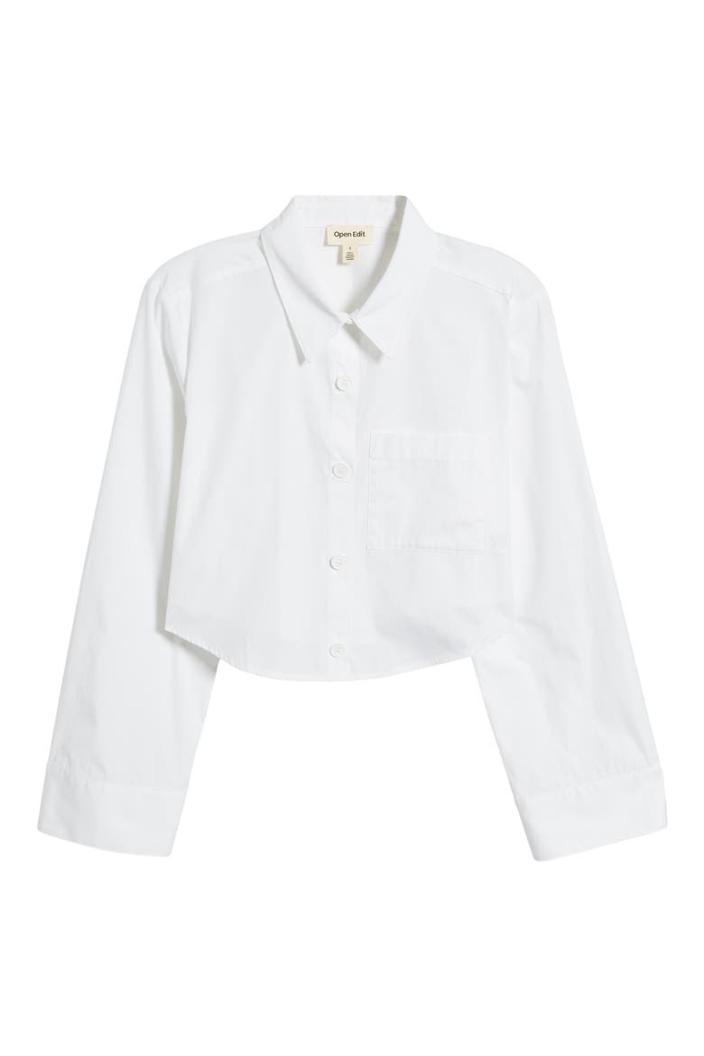 Button-Up Shirt, Alternate, color, WHITE