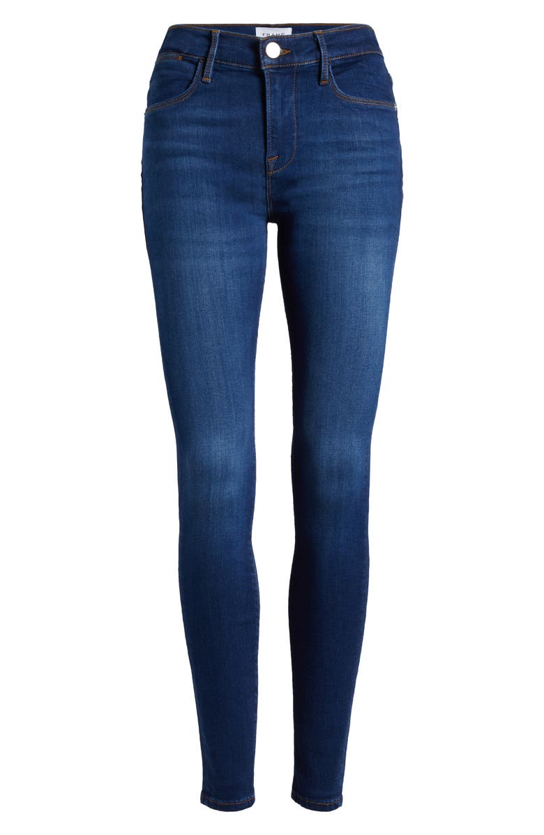FRAME Le High Skinny Jeans, Alternate, color, 