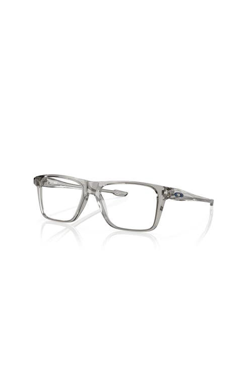 Oakley 50mm Rectangle Optical Glasses In Gray