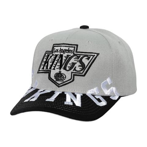 Men's Mitchell & Ness Gray/Black Los Angeles Kings Underarch Two-Tone Pro Crown Snapback Hat