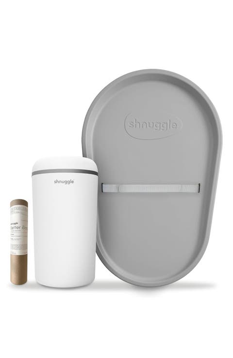 Squishy Diaper Changing Mat, Nappy Bin Diaper Pail & Better Bag Biodegradable Nappy Bin Liners Set