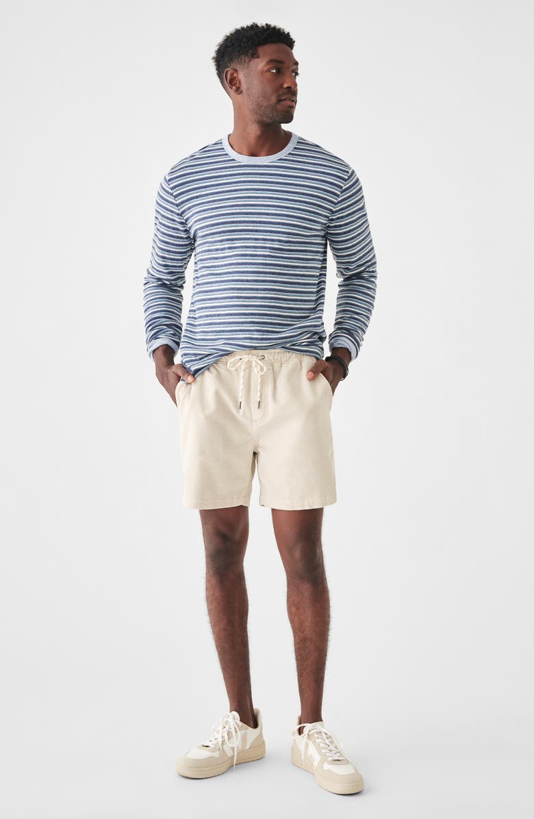 Faherty Cloud Reversible Pima Cotton Blend Crewneck Pullover, Alternate, color, 