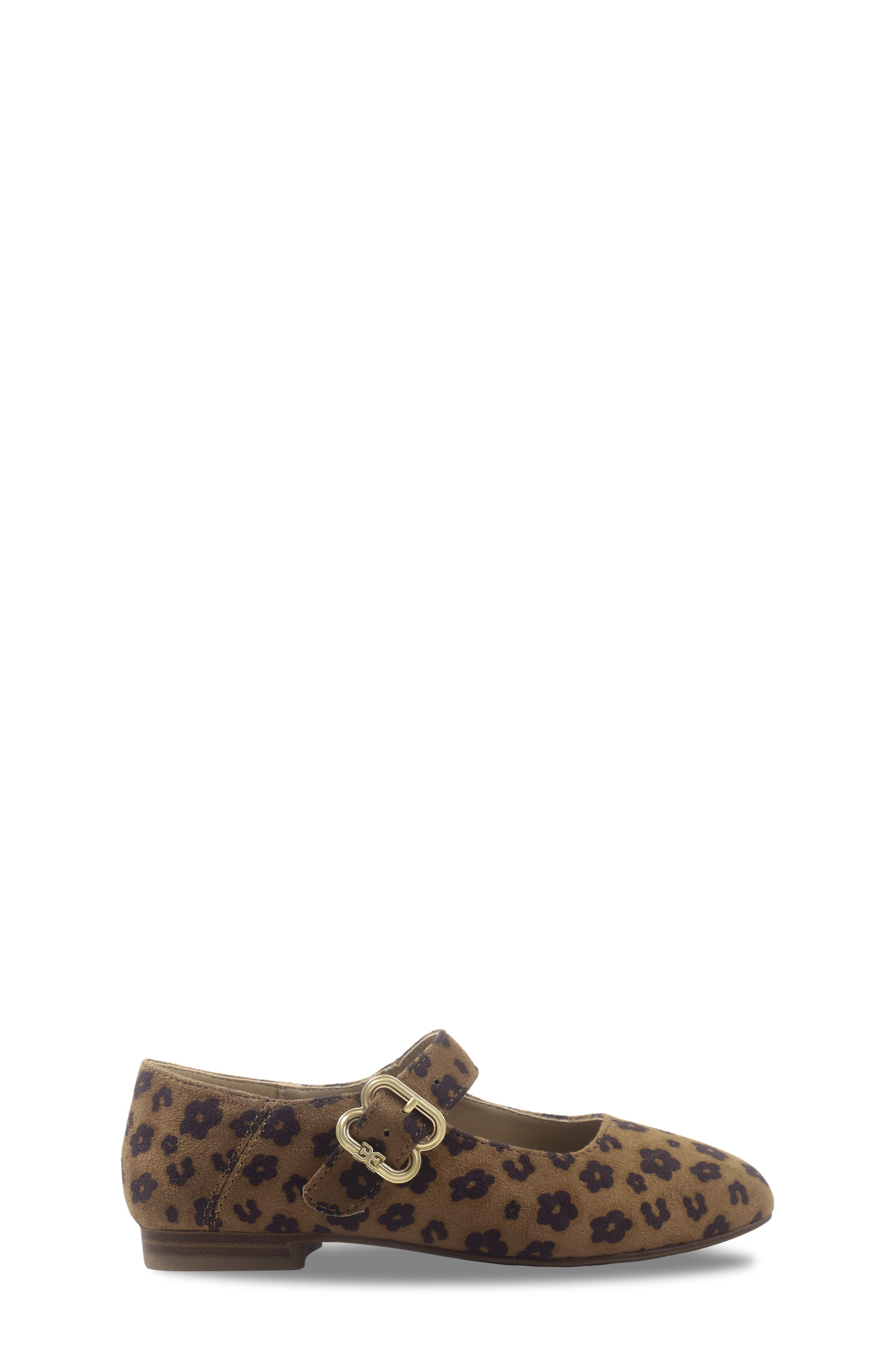 Kids' Maeve Michaela Mary Jane Flat, Main, color, LEOPARD