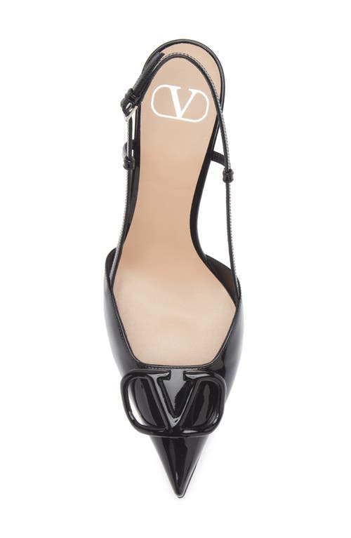 Valentino Vlogo Pointed Toe Slingback Pump In Multi