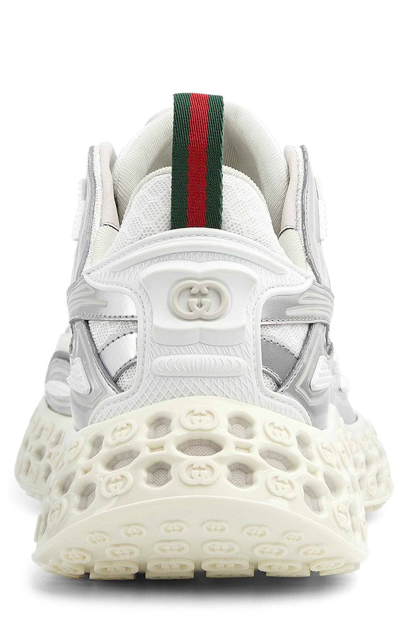 Gucci Cub3d Sneaker, Alternate, color, Silver/Metallic