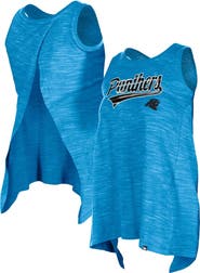 New Era Women's New Era Blue Carolina Panthers Space Dye Active Tank Top