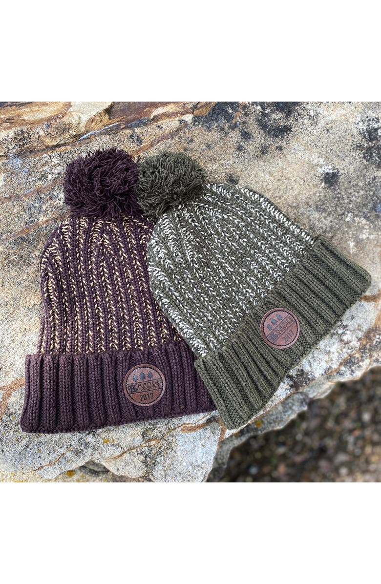 Kanut Sports Mission Women's Cable Knit Beanie, Alternate, color, Brown/Khaki