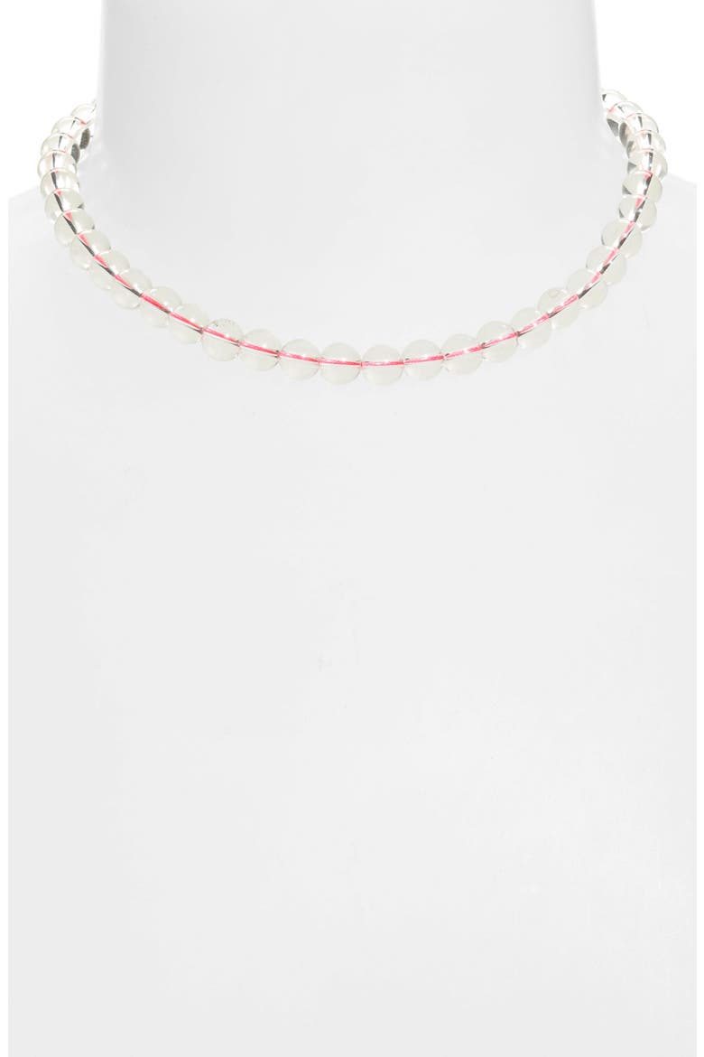 Amnesia Choker Necklace, Alternate, color, SILVER