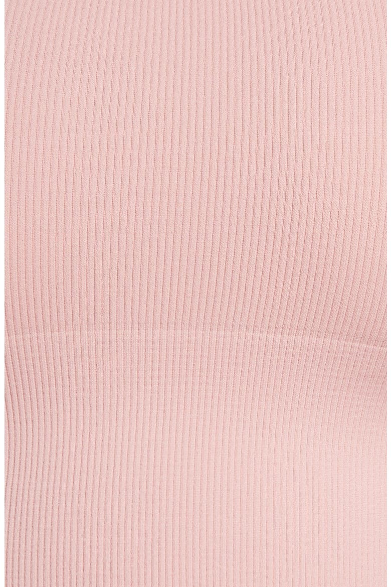 Intimately FP Andi Square Neck Ribbed Seamless Longline Bralette, Alternate, color, HOT PINK