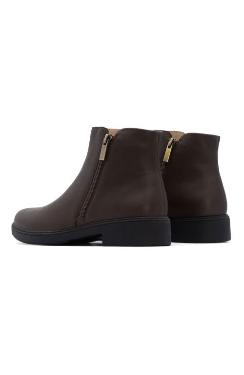 Abeo Compass Zip In Dark Brown - Metatarsal
