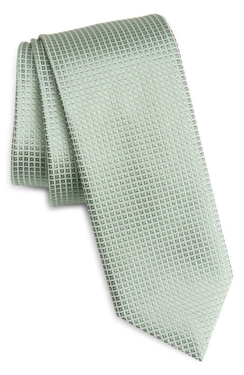 Silk Blend Jacquard Tie