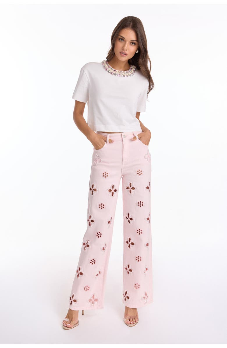 The Noli Shop Crystal Naya T-Shirt, Main, color, 