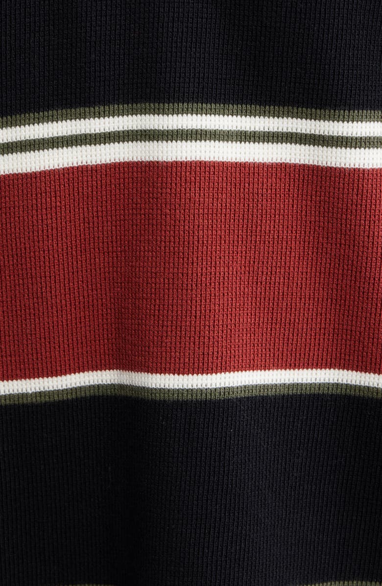 Carhartt Work In Progress Malone Long Sleeve Cotton Rubgy Shirt, Alternate, color, Malone Stripe Dark Brick