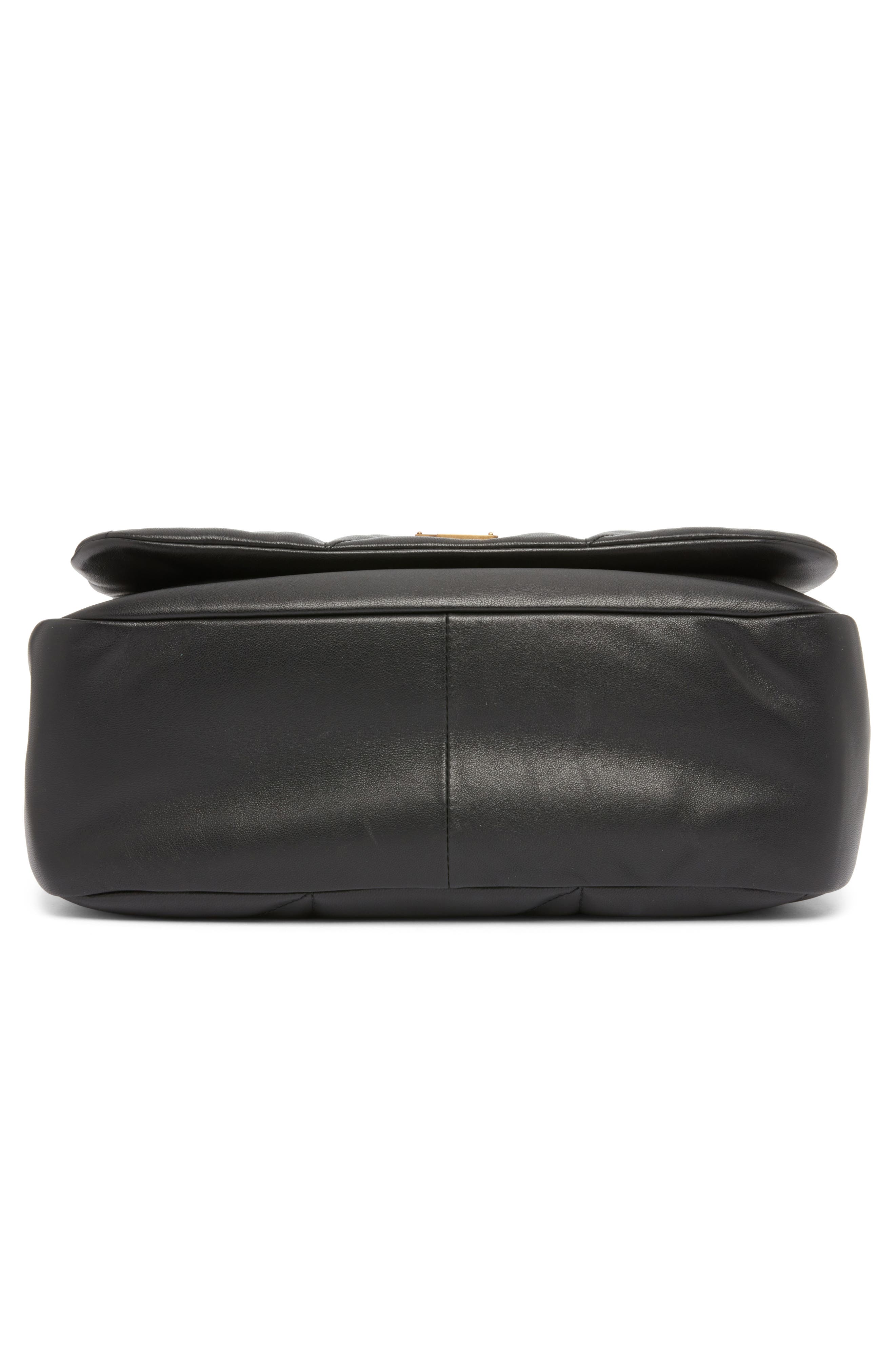 Saint Laurent Medium Jamie 4.3 Carré Rive Gauche Quilted Shoulder Bag, Alternate, color, Noir