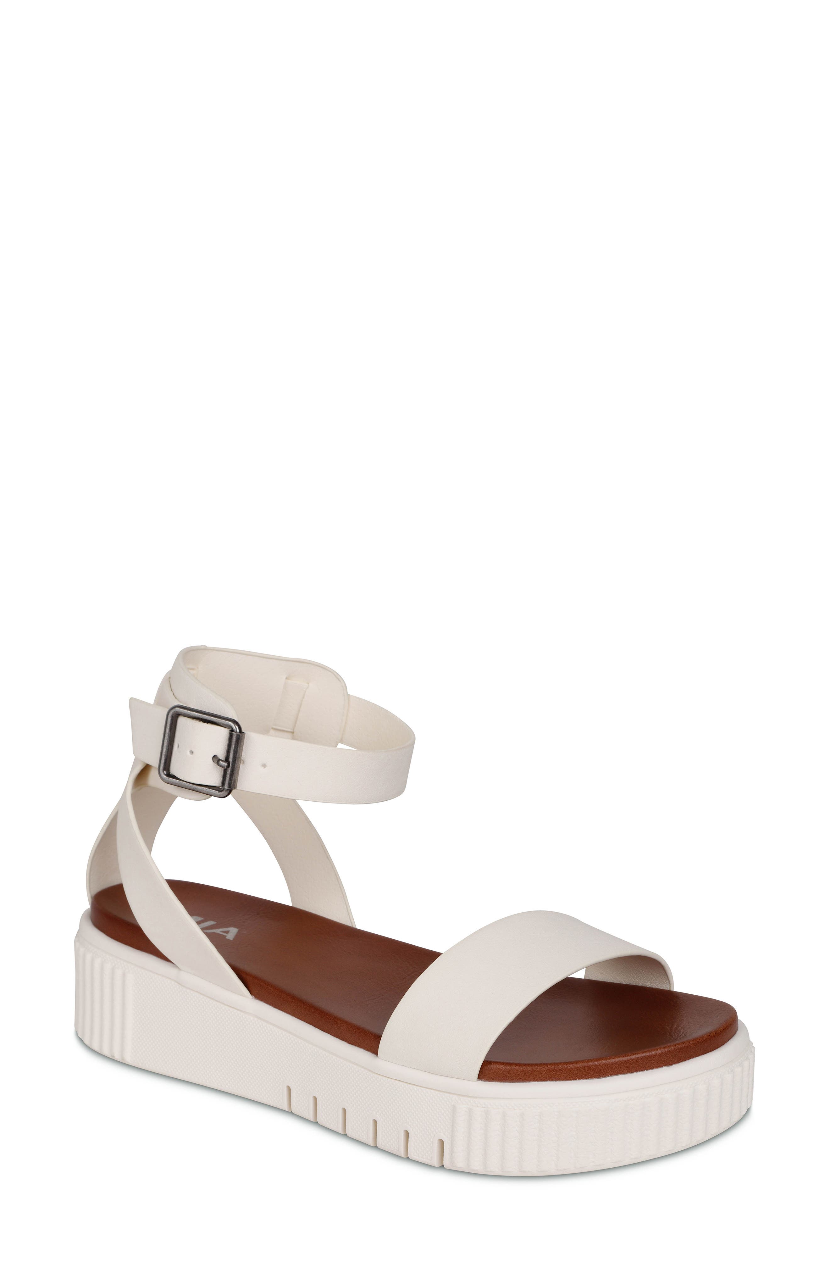 MIA Lunna Platform Ankle Strap Sandal