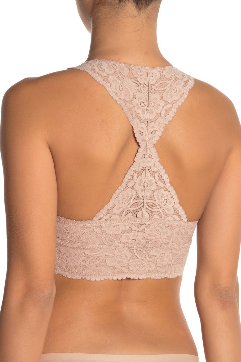 Intimately FP Lace Racerback Bralette, Main, color, NUDE