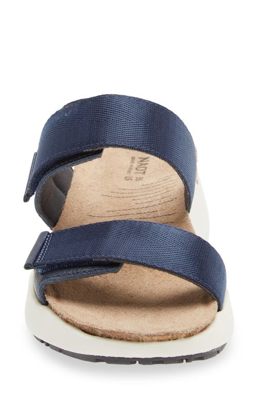 Naot Calliope Slide Sandal In Navy