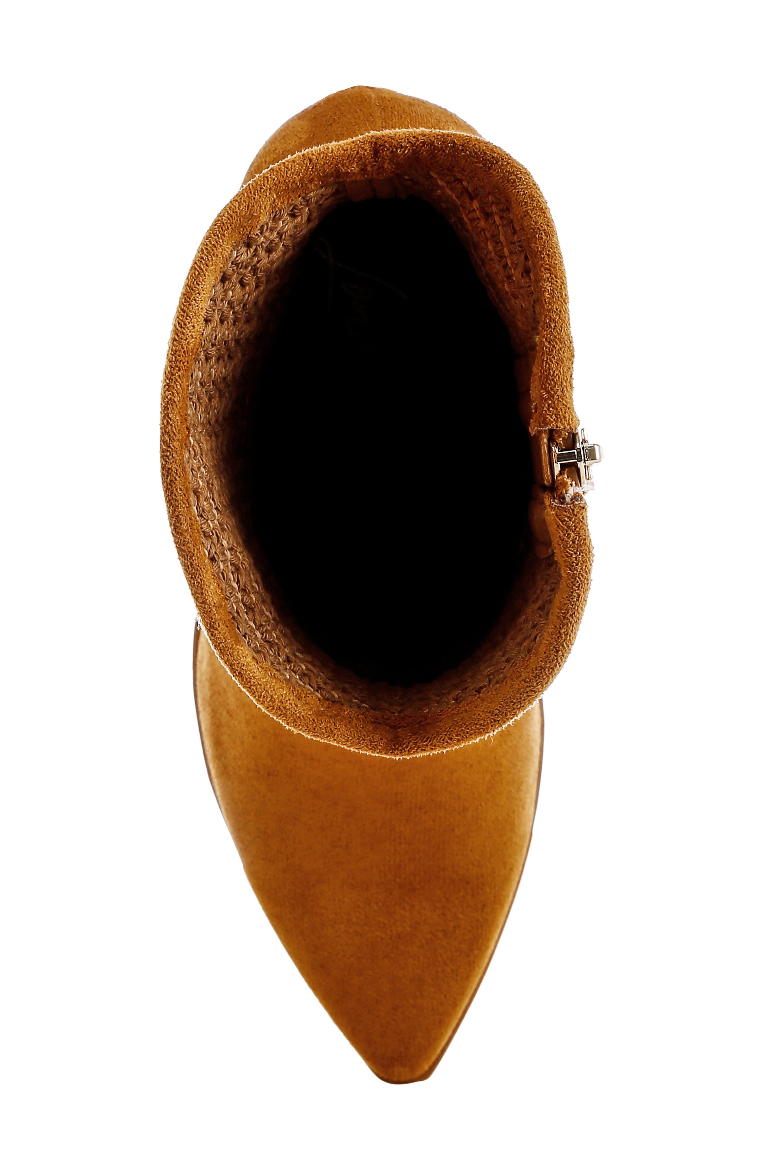 LONDON RAG Bimmy Crochet Trim Western Bootie, Alternate, color, Tan