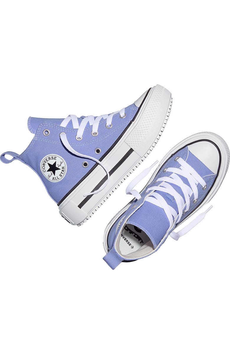 Converse Kids' All Star Lift High Top Platform Sneaker, Alternate, color, Very Peri/ White/ Egret