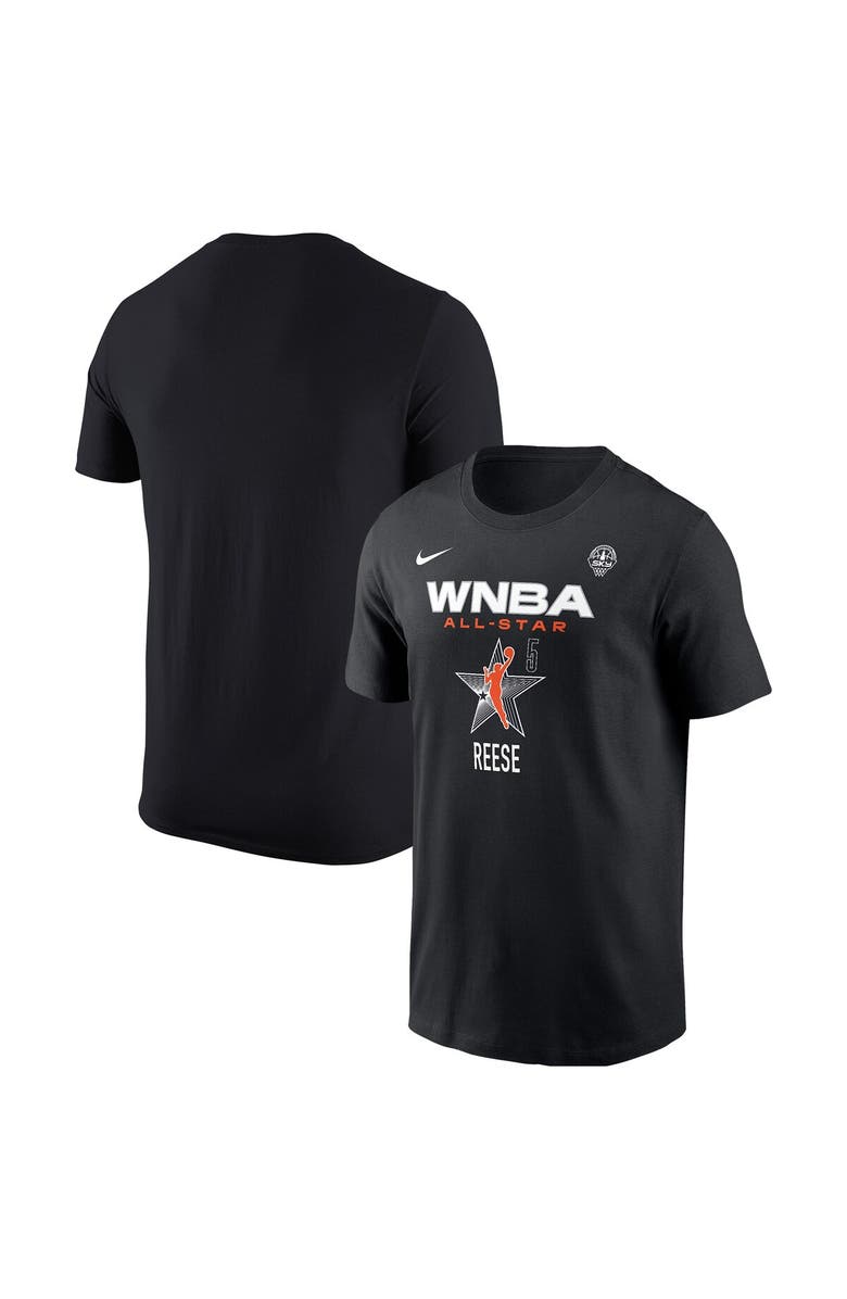Nike Youth Nike Angel Reese Black 2024 WNBA All-Star Game Name & Number T-Shirt, Main, color,