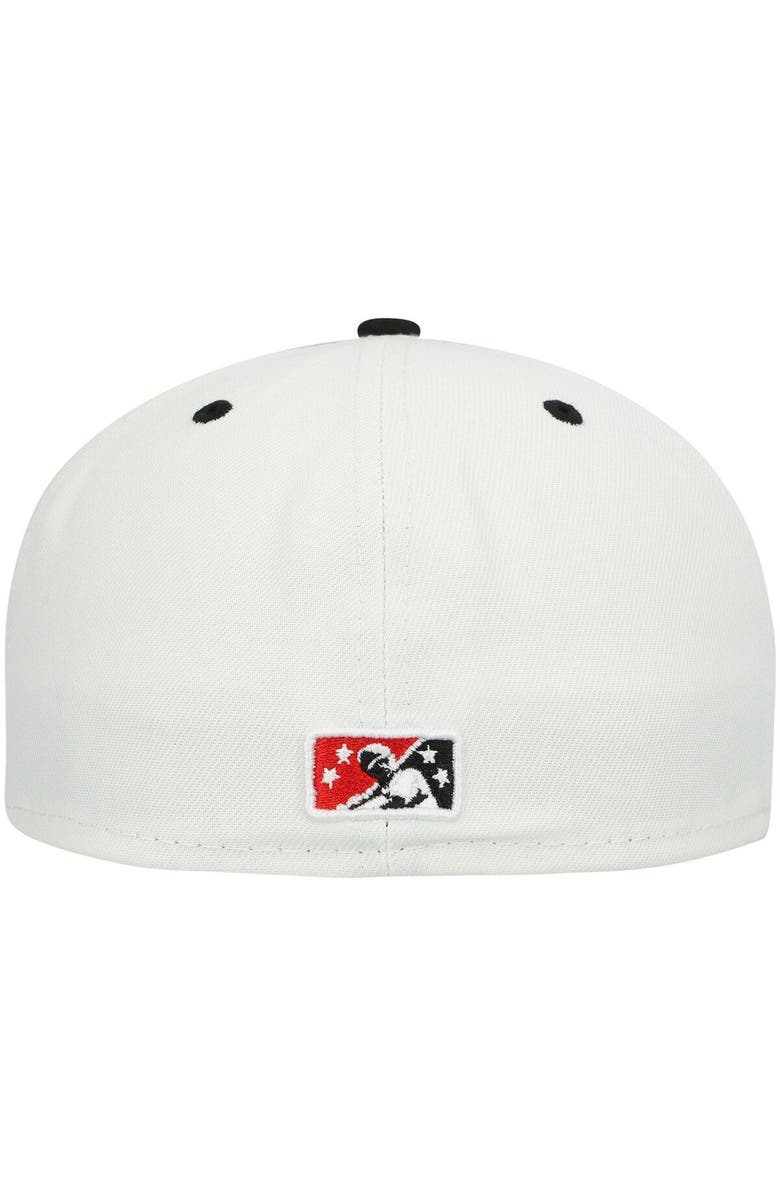 New Era Men's New Era White Carolina Mudcats Authentic Collection Team Alternate 59FIFTY Fitted Hat, Alternate, color, 
