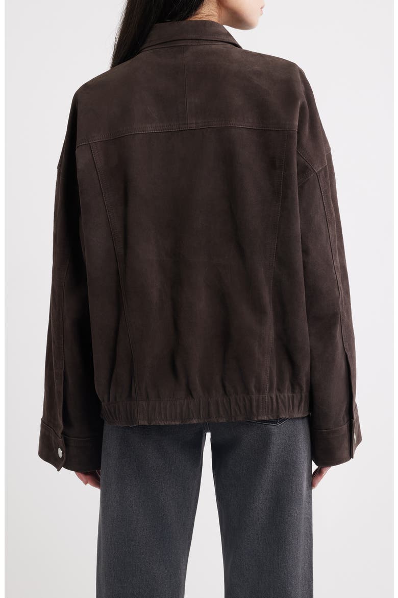 Nara Suede Jacket, Alternate, color, TOBACCO SUEDE