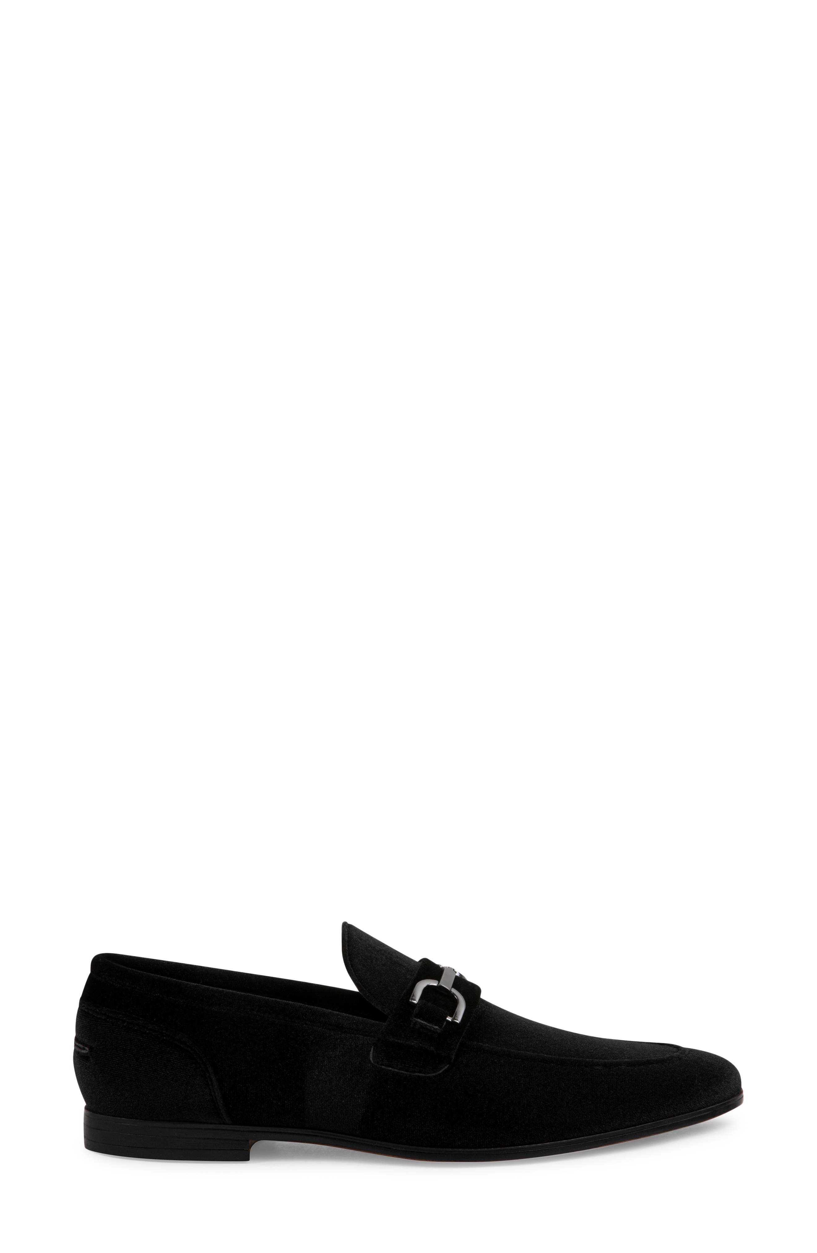 Steve Madden Crusadr Velvet Loafer, Alternate, color, Blk Vel