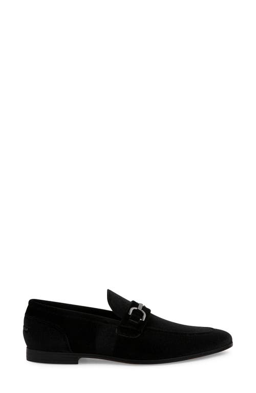 Steve Madden Crusadr Velvet Loafer In Black