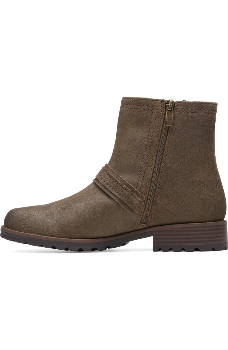 Clarks<sup>®</sup> Aspra Buckle Ankle Bootie, Alternate, color,