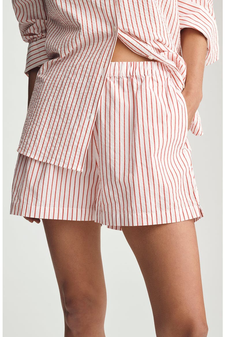 Stripe Shorts, Alternate, color, RED STRIPED