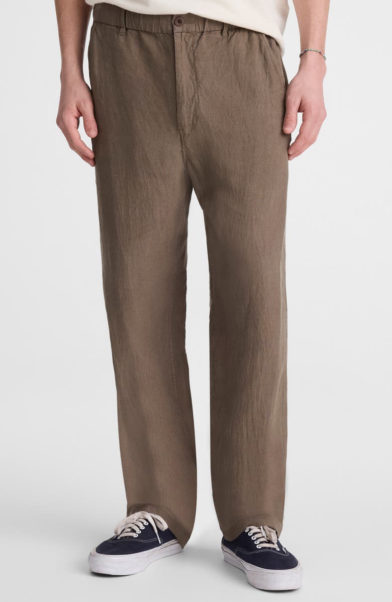 Madewell Linen Pull-On Pants, Main, color, 