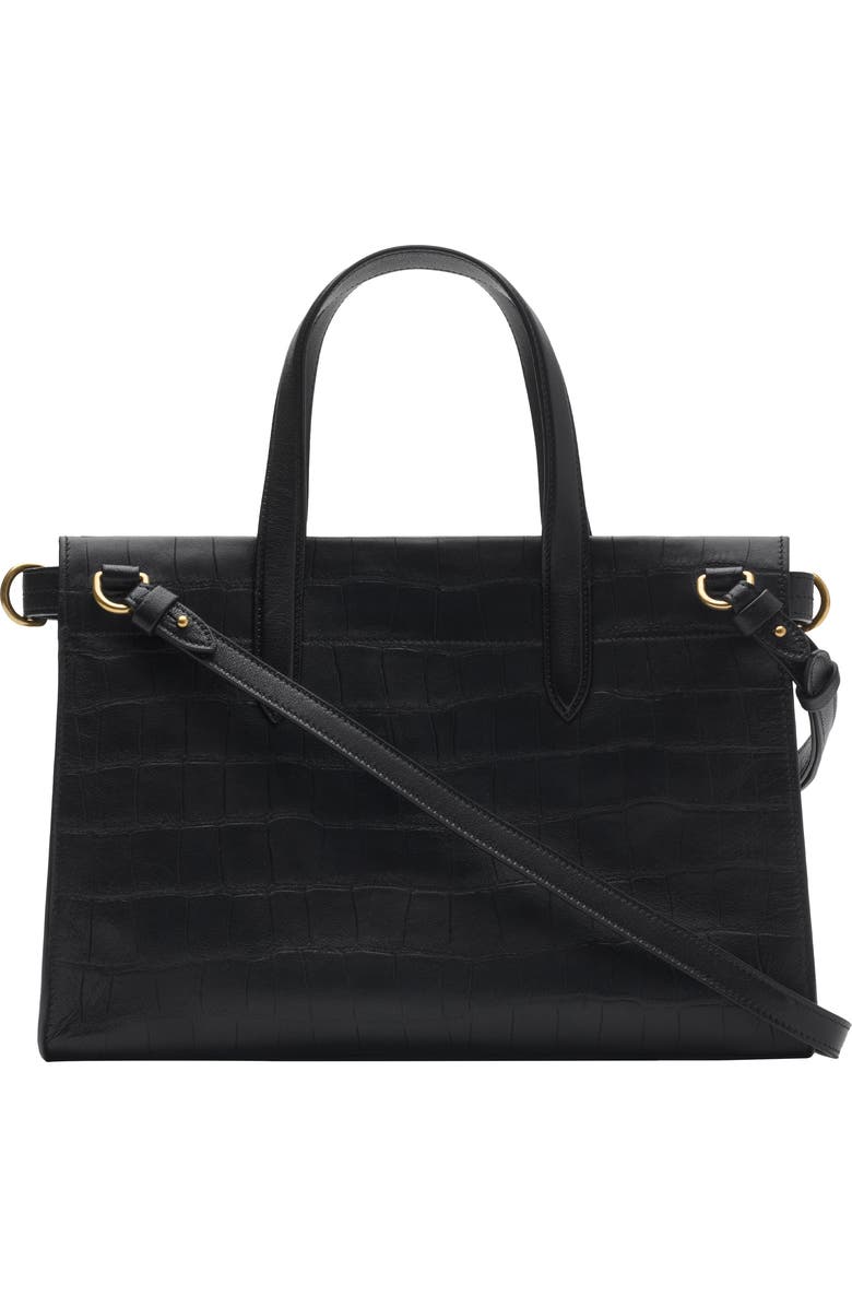 Burberry Small Cotswolds Tote, Alternate, color, Black